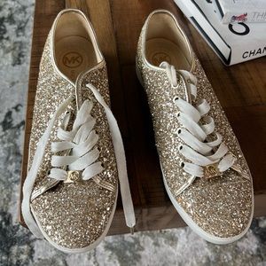 Michael Kors Sneakers Gold glitter